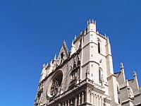 Lyon, Cathedrale Saint Jean, Clocher (1)